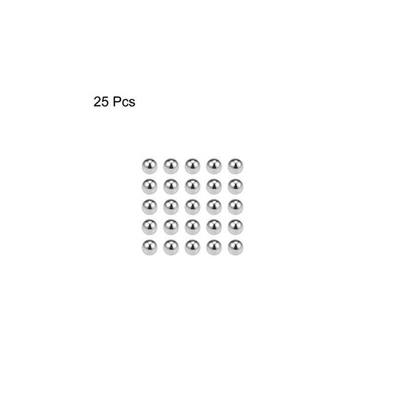 sourcing map Pack of 25 Precision Balls 3/16 Inch Solid