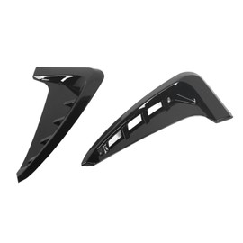 2PCS Front Side Vent Trim for X5 F15 Sport 2014-2018 - Decorative Gills Wing Vent Cover (Glossy Black)