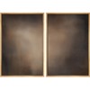 SIGNFORD Framed Canvas Print Wall Art Set Darkened Metallic Texture