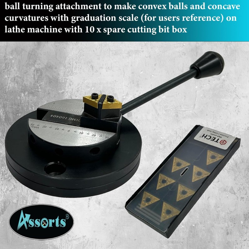 Assorts Ball Turning Attachment (Exclusive Feature of Bearing Base) with