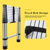 SIKY Aluminum Telescopic Portable Adjustable Folding Extension Ladder 10.5 Ft/3.2M