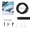 Ohleats 12PCS Windshield Washer Hose Kit, Rubber Wiper Fluid Tubing