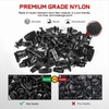 Nilight 60PCS Fender Flare Rocker Moulding Clip Assortment 68039280-AA, 55156429-AA,