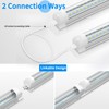 (Pack of 4) Linkable LED Utility Shop Lights for Garage,