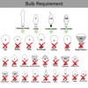 Wellmet Small Lamp Shade,ONLY for Candle Bulbs,Clip-on Drum Lamp Shades,Set