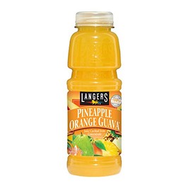Langers Juice Cocktail, Pineapple Orange Guava, 15.2 Fl Oz (Pack of 12)