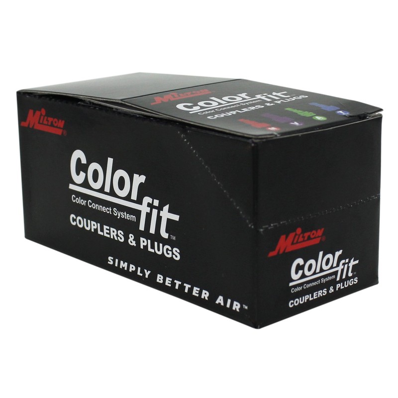ColorFit by Milton 716MC Pneumatic Couplers - (M-Style, Red) -