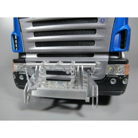 Scania Aluminum Chain Animal Bumper Guard Tamiya 1/14 Scania R620 R470 Volvo Actros Man