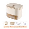 Ice Cube Tray with Lid and Ice Storage Bin, 52