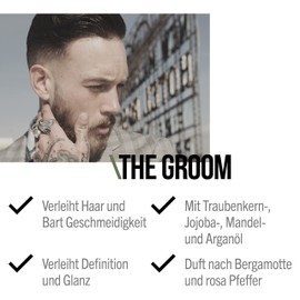SEB MAN THE GROOM – Haar- und Bartöl mit Arganöl – Haaröl für Geschmeidigkeit, Definition un