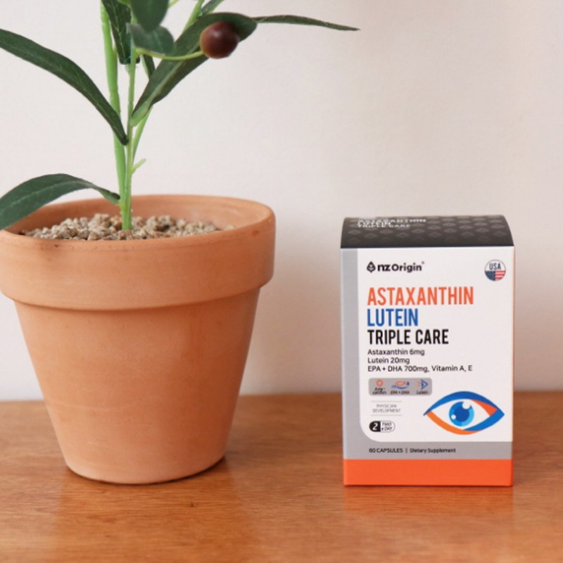 ANGET ORIGIN Enget Origin Astaxanthin Lutein Triple Care 120 Capsules,