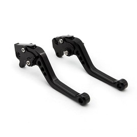 NICEDOLL CNC Clutch Brake Levers Fit for RE Classic 350 350cc Meteor 2021-2022, Super Meteor 650 2023, Hunter 350 HNTR 2022-2024 Black Short