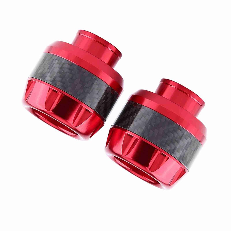 1 Pair of Carbon Fiber Motorcycle Front Fork Frame Sliders