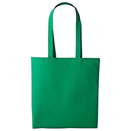 Boolavard Cotton Tote Bag, Lightweight Medium Reusable Grocery Shopping Cloth Bags, Suitable for DIY, Advertising, Promotion, Giveaway, Activity (Kelly)