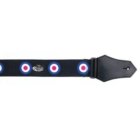 Get'm Get'm Wear 2-Inch Guitar Strap (White Zebra)