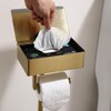Day Moon Gold Toilet Paper Holder Free Standing Toilet Paper