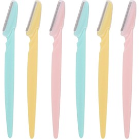 Fine Lines - Eyebrow Razor - Pack of 6, with Guarantee | Face Razors for Women, Manual Shavers before Makeup | Eyebrow Shaper, with Dermaplaning Razors for Face | Facial Hair Remover