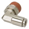 3/8" Npt(M) To 1/4" Airline 90° Swivel Elbow Fitting (2 Pcs) Dot Approved