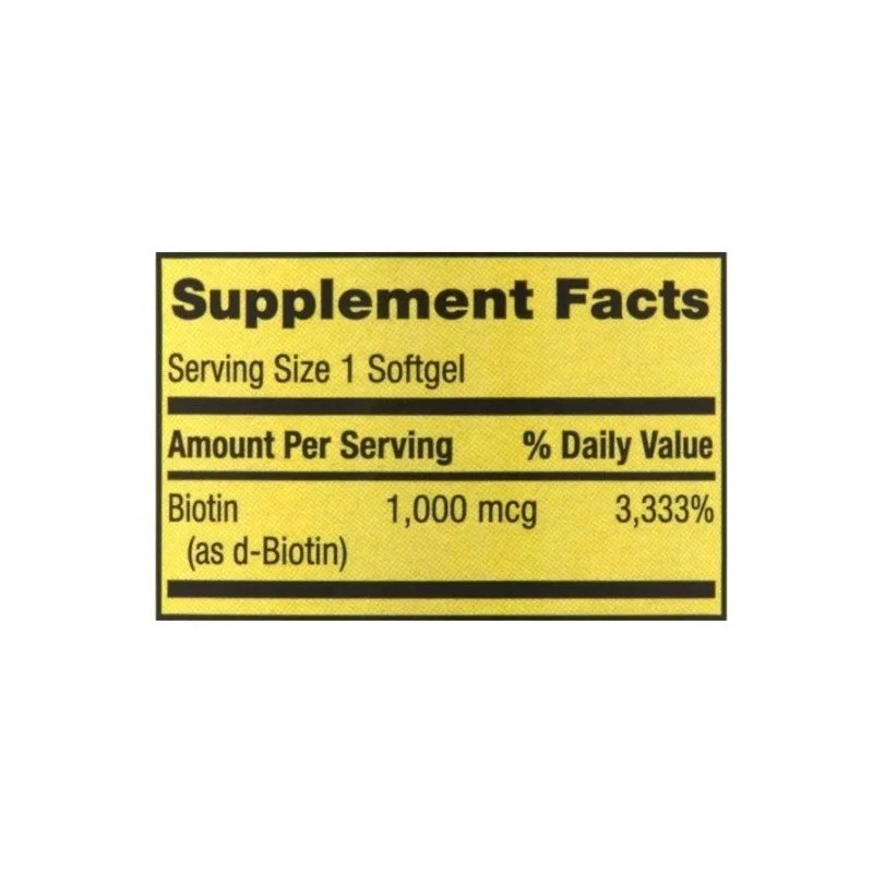 Biotin 150 Hair Skin Nails Control Caida Cuidado Del Cabello