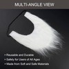 Yan Dream Men Fake White Beard Mustaches with Elastic Band