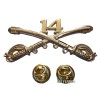 14th CAVALRY SWORDS SABERS MILITARY HAT PIN 14th CAVALRY REGIMENT