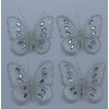 Diamante Glitter Mesh Jewelled Butterfly 3D Decorative Butterflies Wedding Home