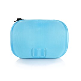 CaseSack Case compatible with Meta Quest 3/ 3s and Meta Quest 2, Organizing travel case for VR Headset, controller and accessories, with shoulder strap for easy carrying and play (Blue)