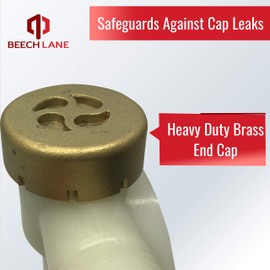 Beech Lane RV Upgraded Toilet Water Valve for Dometic Sealand EcoVac Vacuflush Pedal Flush Toilets, Brass Cap For Leak Resistance, High Performance in Freezing Conditions, Replaces 385314349