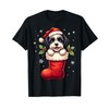 Havanese Christmas Stocking Puppy Dog Lover Holiday T-Shirt