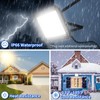 150W LED Outdoor Flood Lights with Plug, 18000lm Bright Work