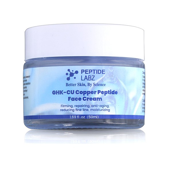Copper Peptide GHK-Cu Face Cream Anti Wrinkle 1.7 fl oz