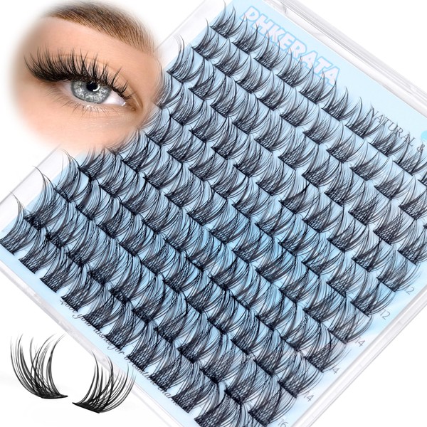 PHKERATA PHKERATA Natural Lash Clusters Wispy Eyelash Clusters 110 pcs