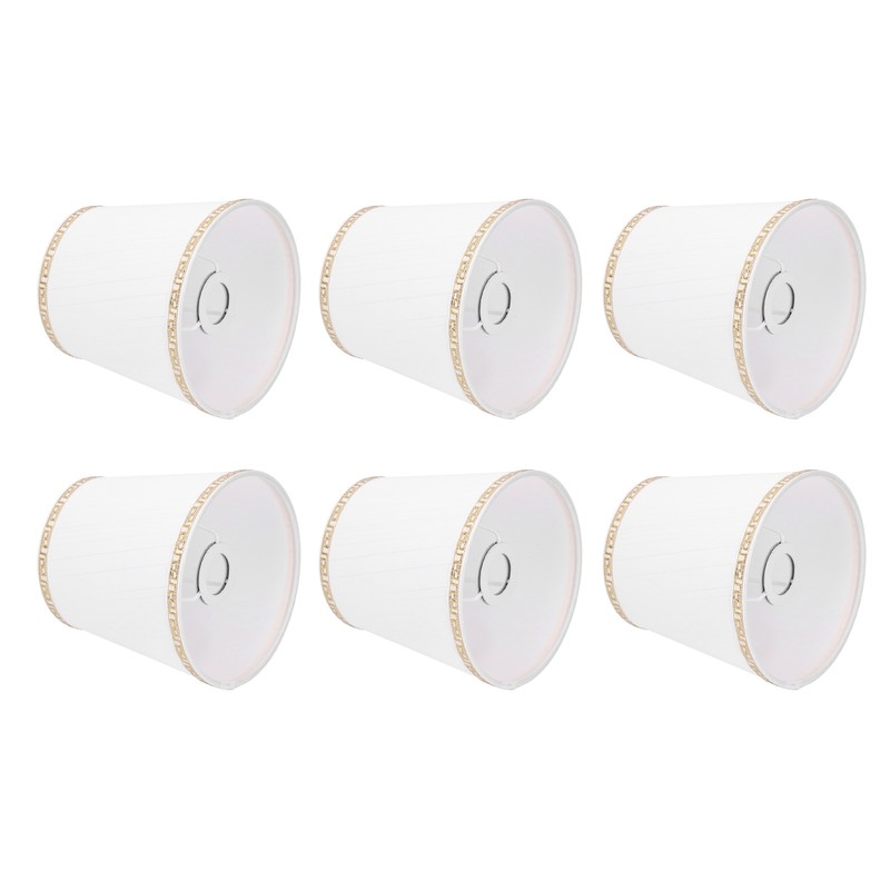 6Pcs European Style Lampshade Cover for Chandelier Wall Light W/E14