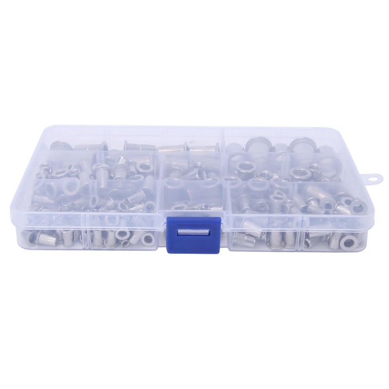165 Pcs Rivet Nut Stainless Steel 304 M3~M10 Pull Rivet