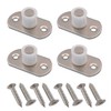 4 Piece Sliding Barn Door Nylon Guide Wheel, Floor Guide