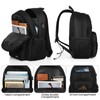 Black Backpack for Men and Women, Backpack for School Teens