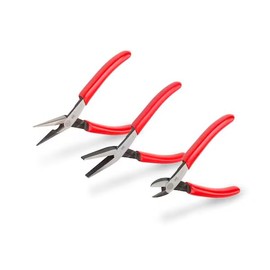 Mini Pliers Set, 3-Piece (Long Nose, Flat Nose, Cutting), Mfr: PMN99003-A