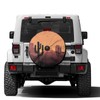 Foruidea Desert Sunset Cactus Spare Tire Cover with Backup Camera