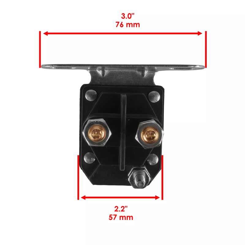 Caltric Starter Solenoid Relay for Polaris Snowmobile 550 Edge 2003