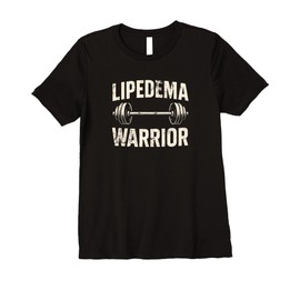 Womens Vintage Lipedema Warrior Lipedema Lymphedema Awareness Premium T-Shirt