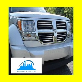 312 Motoring fits 2010-2011 Dodge Nitro Chrome Trim for Grille Grill 10 11