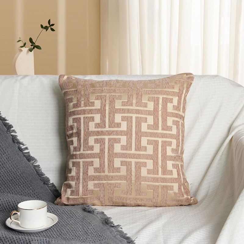 Set of 2 Nordic Fashion Monogram 45x45 Textured Modern European