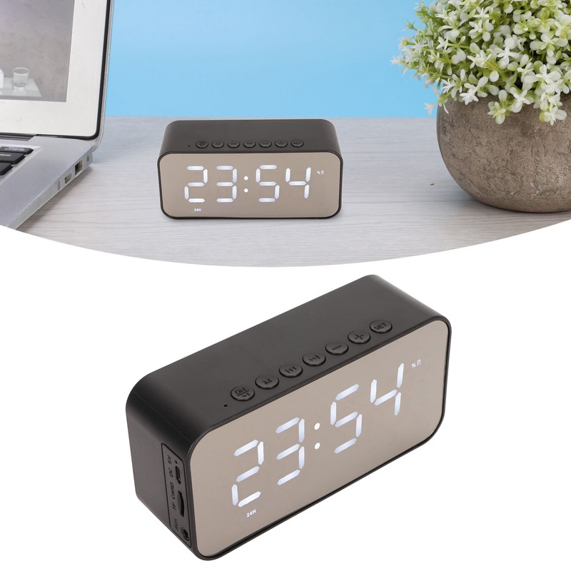 Wireless Bluetooth Speaker Stereo Sound Noise Cancelling Temperature Display Voice
