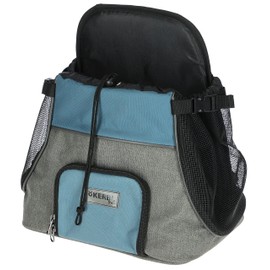 Kerbl Pet Vacation Front Carry Bag 31 x 24 x 38 cm Grey/Blue