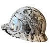 CAL PACIFIC White Skull Full Brim Hard Hat with with