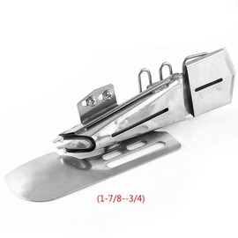 1 Piece Flat Seamer Folder Binder for Industrial Sewing Machine Use Flat Hem Print Foot Attachment Tape Binder (1 7/8 3/4)