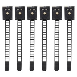 Toddmomy Clips para Cables Adhesivos 50 Piezas Organizador de Cables Reutilizable Plástico y Auto...