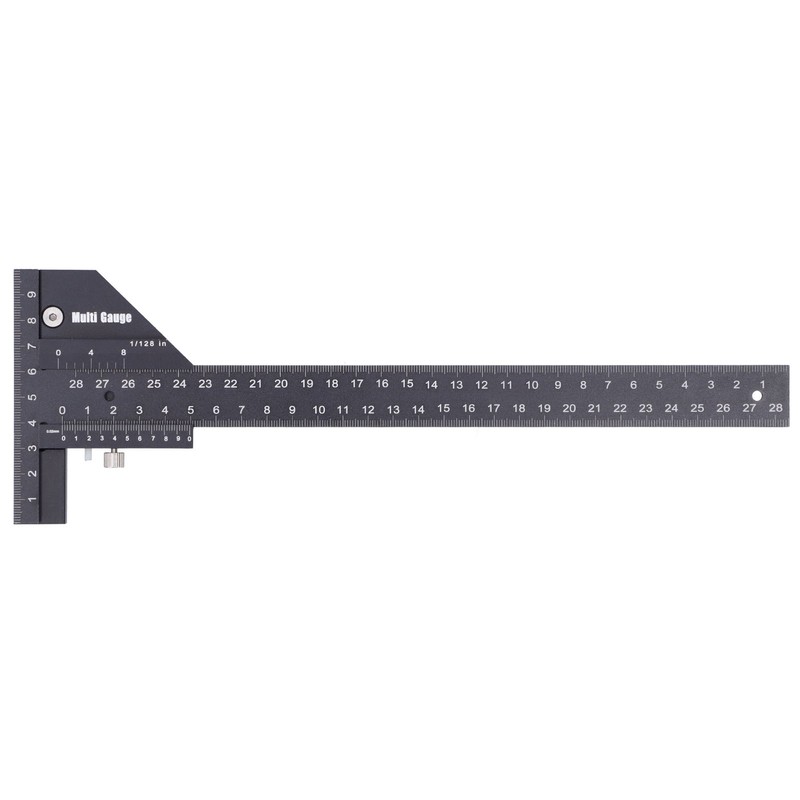 Woodworking Scribing Ruler Marking Measuring Gauge Tshaped Multifunctional Carpentry Tool