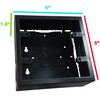 1125 Series Raceway Accessory Double Junction Box (Black)