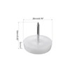 sourcing map Furniture Feet Nail Plastic Glide Nails Chair Table
